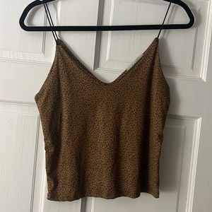 Cropped Leopard Cami